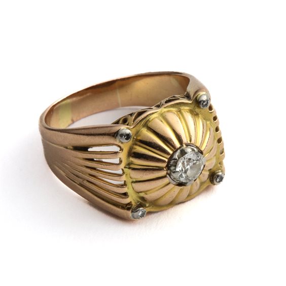 Ring Goldside in Rose Gold Diamante 0.20 Ct AN.GS0018 - AN.GS0018